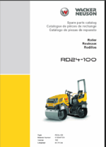 Wacker Neuson RD24-100 Roller Parts Manual