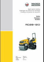 Wacker Neuson RD28-120 Roller Parts Manual