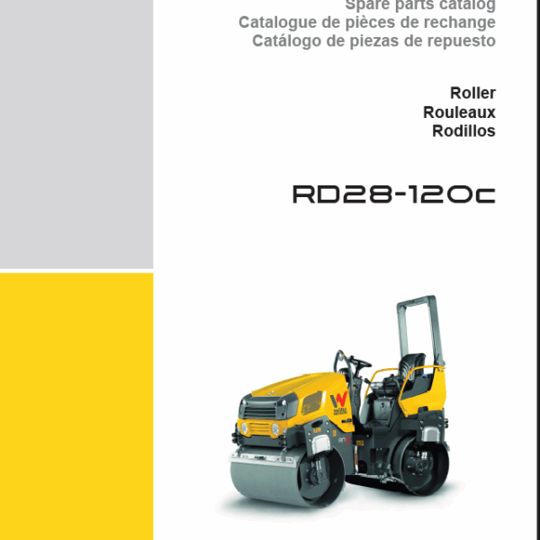 Wacker Neuson RD28-120c Roller Parts Manual