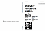 ZX470-7, ZX530-7, ZX670-7, ZX870-7 series ASSEMBLY PROCEDURE MANUAL