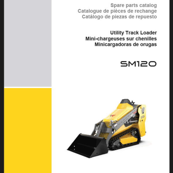 Wacker Neuson SM120 Utility Track Loader Parts Manual