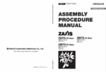 ZX470-7G seriesZX670-7G seriesZX870-7G series ASSEMBLY PROCEDURE MANUAL