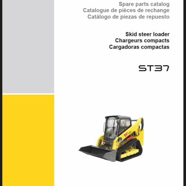 Wacker Neuson ST37 Skid Steer Loader Parts Manual