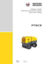 Wacker Neuson RTSC3 Roller Parts Manual
