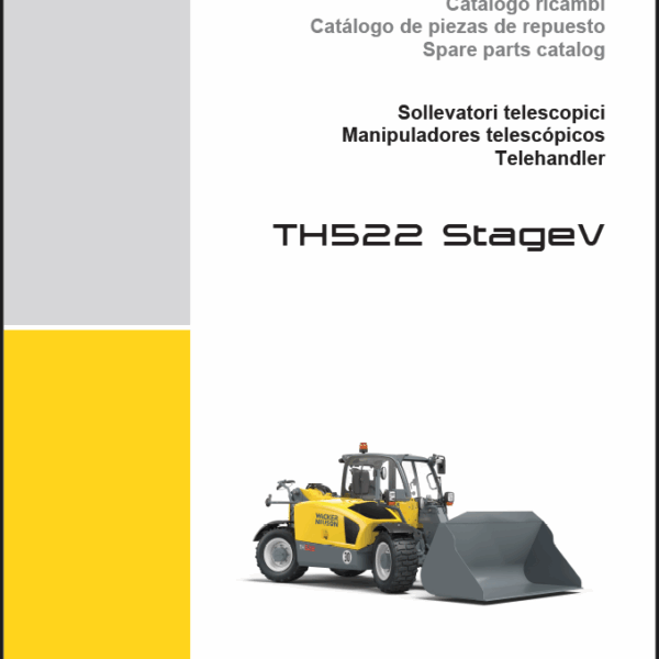 Wacker Neuson TH522 Stage V Telehandler Parts Manual