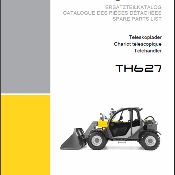 Wacker Neuson TH627 Telehandler Parts Manual