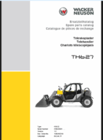 Wacker Neuson TH627 Telehandlers Parts Manual