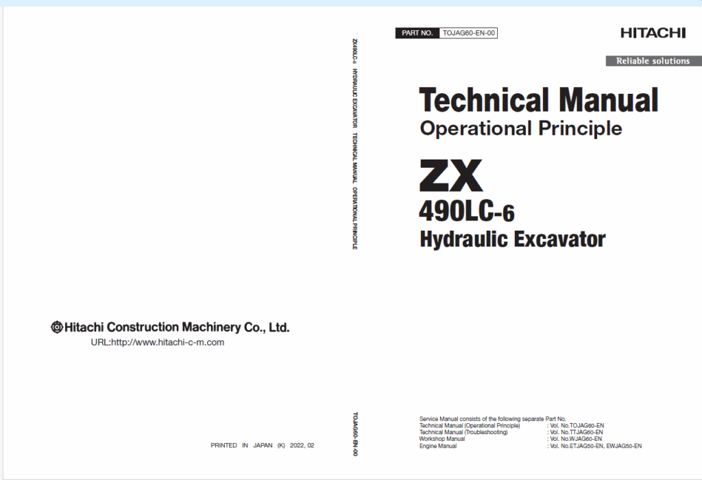 ZX490LC-6 Technical Manual (Operational Principle)