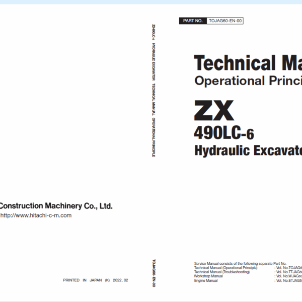 ZX490LC-6 Technical Manual (Operational Principle)