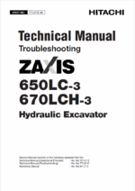 ZX650LC-3,ZX670LCH-3 Technical manual (Troubleshooting)
