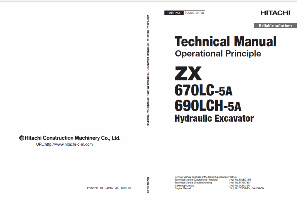ZX670LC-5A, ZX690LCH-5A Technical Manual Operational Principle