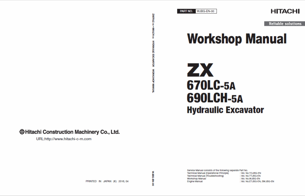 ZX670LC-5A,690LCH-5A Workshop Manual