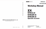 ZX670LC-5B, ZX670LCH-5B, ZX670LCR-5B Workshop Manual