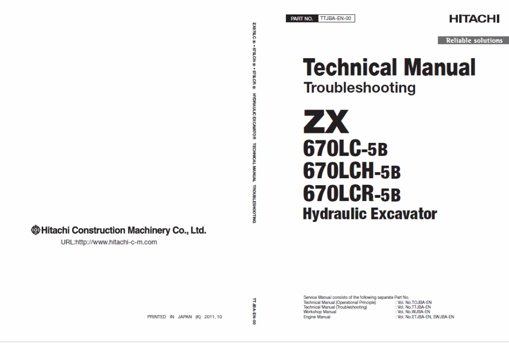 ZX670LC-5B,,ZX670LCH-5B,,ZX670LCR-5B　Technical Manual Operational Principle