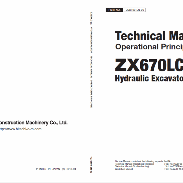 ZX670LC-5G Technical Manual Operational Principle