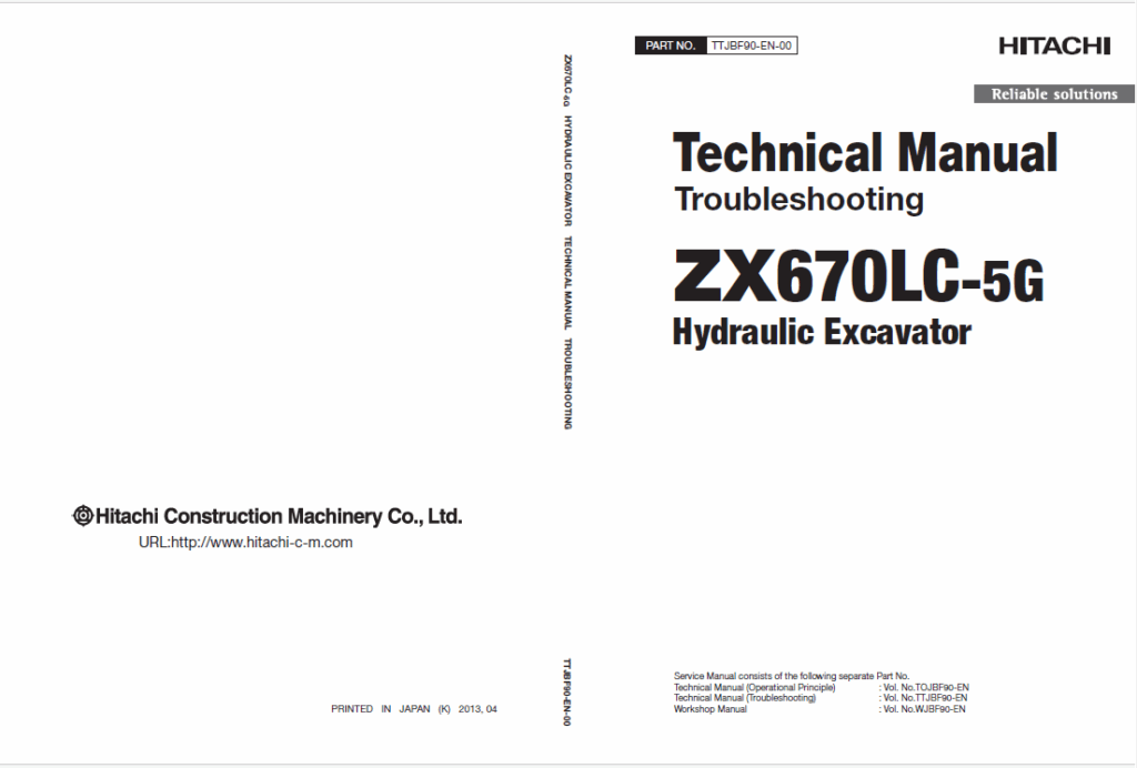 ZX670LC-5G Technical Manual Troubleshooting