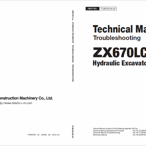 ZX670LC-5G Technical Manual Troubleshooting