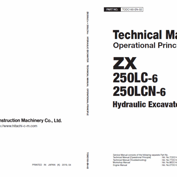 ZX250LC-6, ZX250LCN-6 Technical Manual (Operational Principle)
