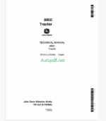 John Deere 8570 8770 8870 and 8970 Tractors Repair Technical Manual (TM1549)