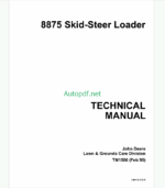 John Deere 8570 8770 8870 and 8970 Tractors Repair Technical Manual