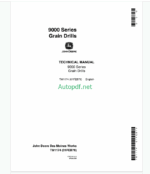 John Deere 9000 Series Grain Drills Technical Manual (TM1174)