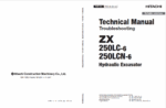 ZX250LC-6, ZX250LCN-6 Technical Manual (Troubleshooting)