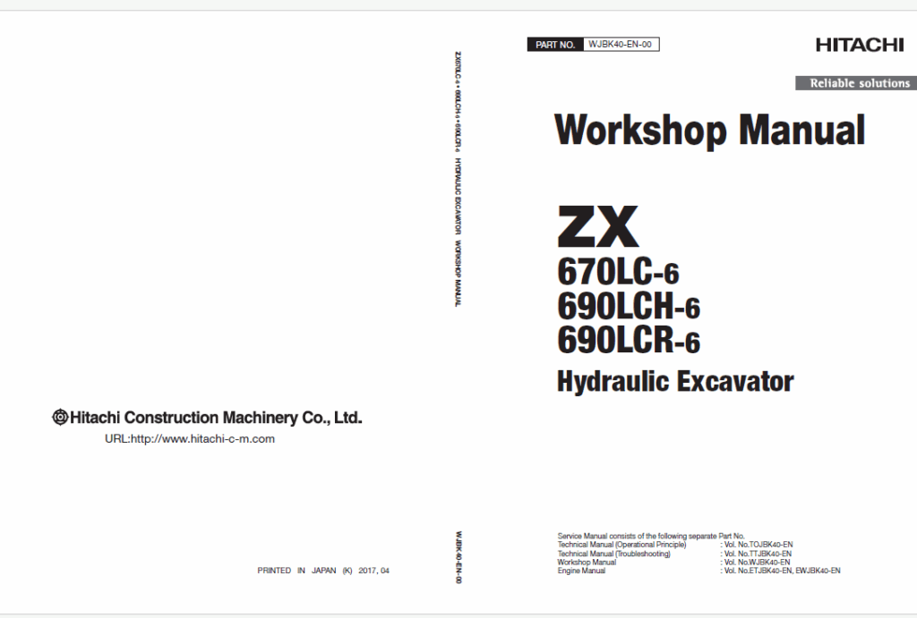 ZX670LC-6, ZX690LCH-6, ZX690LCR-6 Workshop Manual
