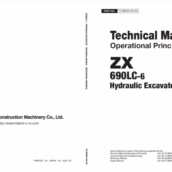 ZX690LC-6 Technical Manual (Operational Principle)