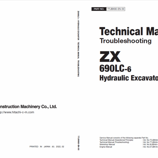 ZX690LC-6 Technical Manual (Troubleshooting)