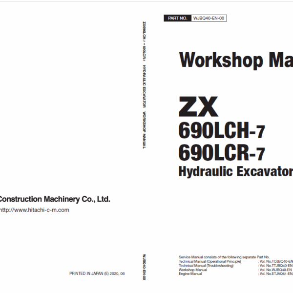 ZX690LCH-7, ZX690LCR-7 Workshop Manual