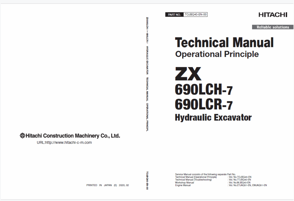 ZX690LCH-7690LCR-7 Technical Manual (Operational Principle)