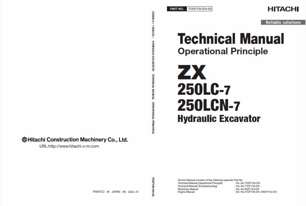 ZX250LC-7, ZX250LCN-7 Technical Manual (Operational Principle)