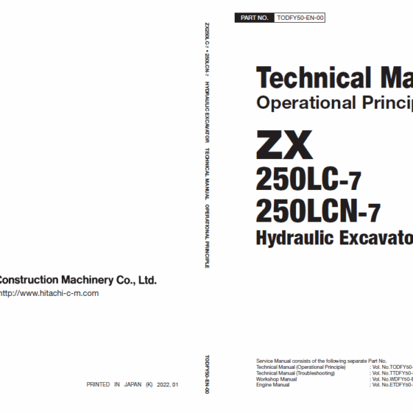 ZX250LC-7, ZX250LCN-7 Technical Manual (Operational Principle)