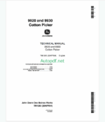 John Deere 9920 and 9930 Cotton Picker Technical Manual (TM1283)