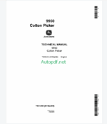 John Deere 9950 Cotton Picker Technical Manual (TM1349)