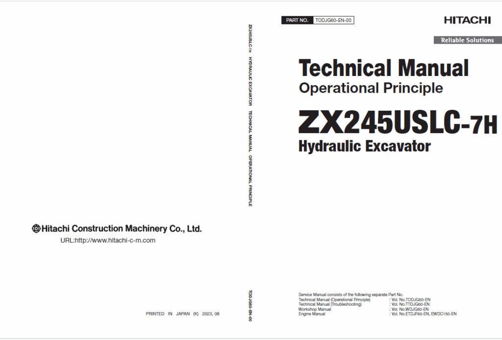 ZX245USLC-7H Technical Manual (Operational Principle)