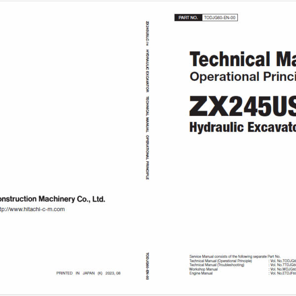 ZX245USLC-7H Technical Manual (Operational Principle)