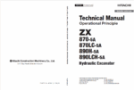 ZX870-5A,870LC-5A,890H-5A,890LCH-5A Technical Manual Operational Principle