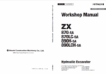 ZX870-5A,870LC-5A,890H-5A,890LCH-5A Workshop Manual