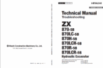 ZX870-5B,870LC-5B,870H-5B,870LCH-5B,870R-5B,870LCR-5B Technical Manual(Troubleshooting)