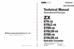 ZX870-5B,ZX870LC-5B,ZX870H-5B,ZX870LCH-5B,ZX870R-5B,ZX870LCR-5B　Technical Manual Operational Principle