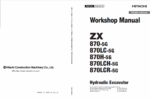 ZX870-5G,ZX870LC-5G,ZX870H-5G,ZX870LCH-5G,ZX870LCR-5G Technical Manual Troubleshooting