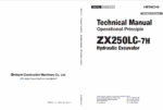 ZX250LC-7H Technical Manual (Operational Principle)