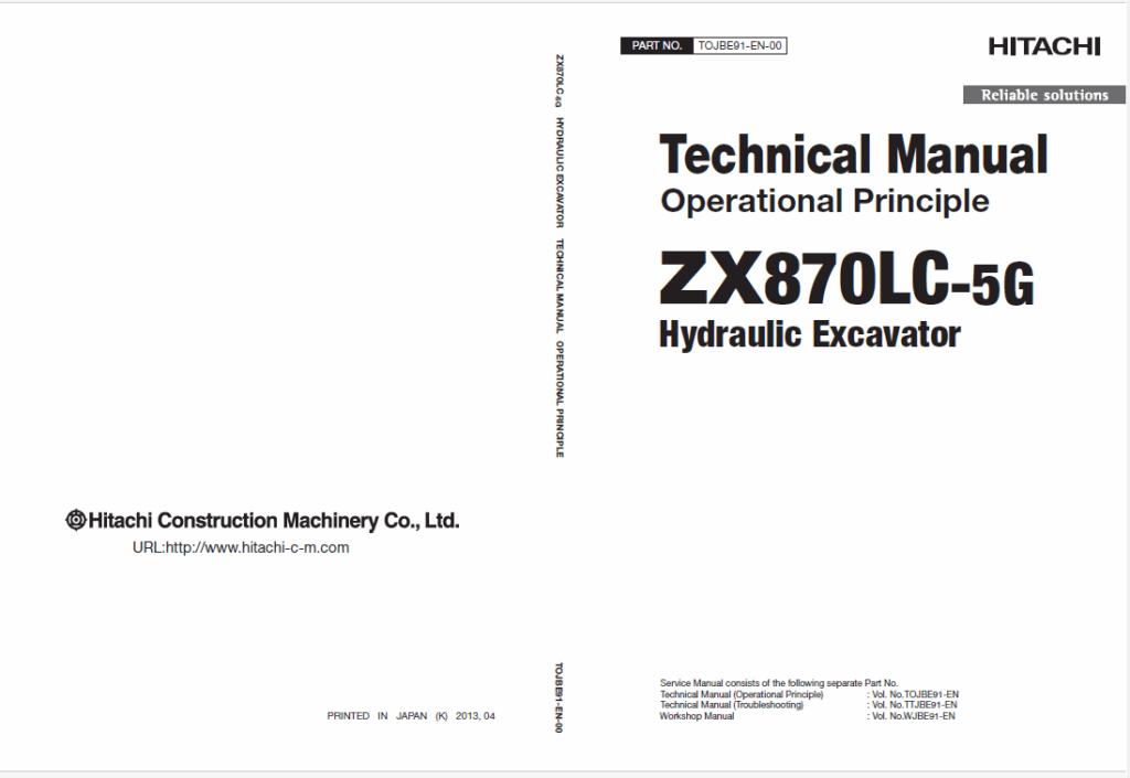 ZX870LC-5G Technical Manual Operational Principle