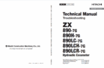 ZX870LC-5G Technical Manual Troubleshooting