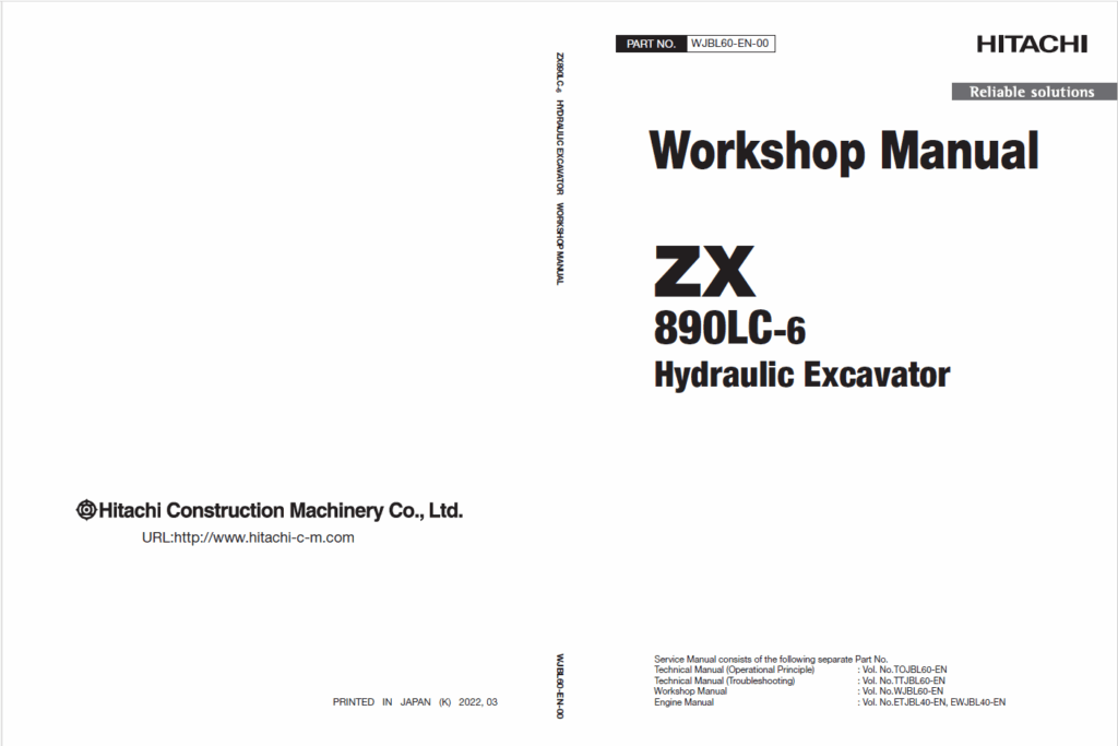 ZX890LC-6 Workshop Manual