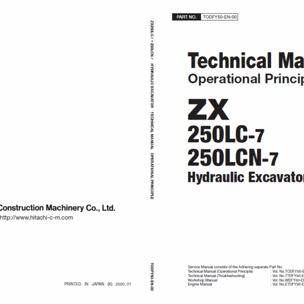 ZX250LC-7250LCN-7 Technical Manual (Operational Principle)
