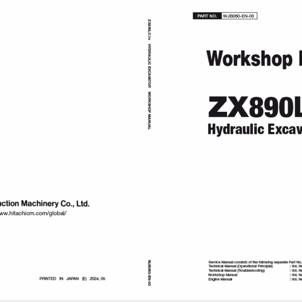 ZX890LC-7H Workshop Manual