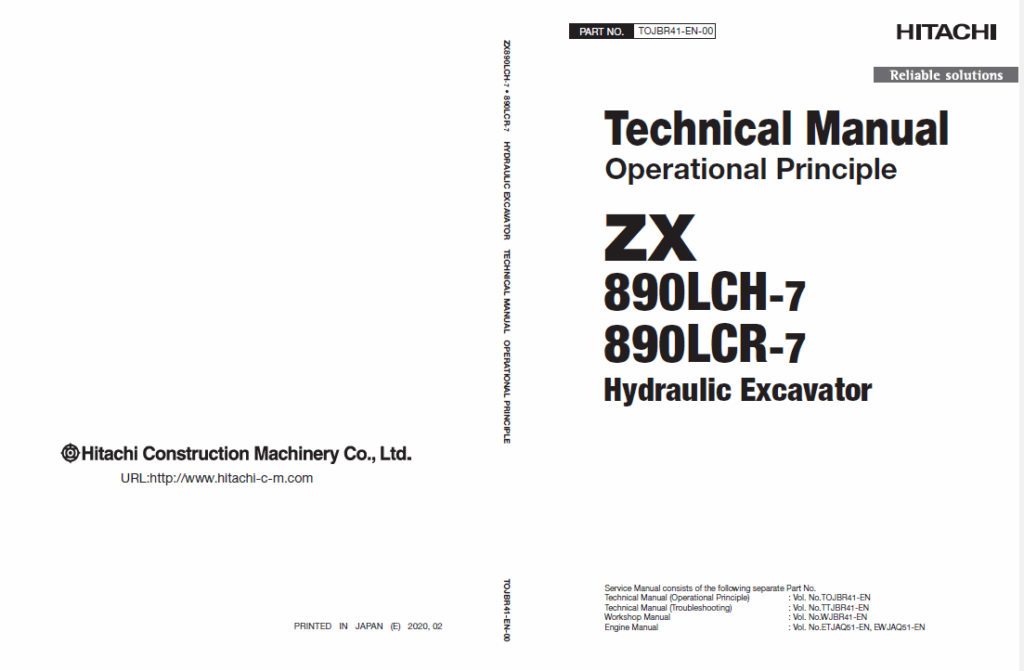 ZX890LCH-7, ZX890LCR-7 Technical Manual (Operational Principle)