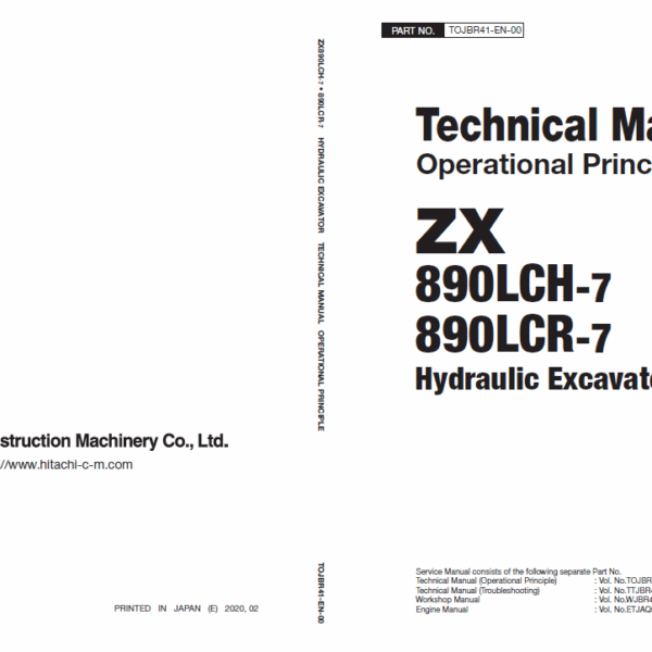 ZX890LCH-7, ZX890LCR-7 Technical Manual (Operational Principle)